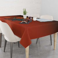 Italian Brainrot Meme Tablecloth Chaotic Chimp Mobster Vespa Ride - Wonder Print Shop