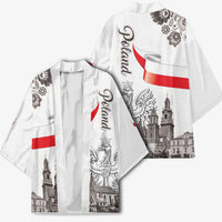 Poland Eagle Heritage Kimono Wawel Castle Polish Wycinanki Folk Pattern - Wonder Print Shop