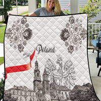 Poland Eagle Heritage Quilt Wawel Castle Polish Wycinanki Folk Pattern - Wonder Print Shop
