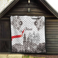 Poland Eagle Heritage Quilt Wawel Castle Polish Wycinanki Folk Pattern - Wonder Print Shop