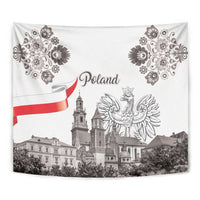Poland Eagle Heritage Tapestry Wawel Castle Polish Wycinanki Folk Pattern - Wonder Print Shop