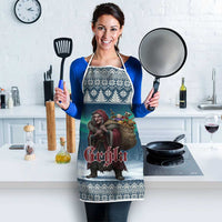 Iceland Christmas Apron Icelandic Gryla Evil Mother of Yule Lads - Wonder Print Shop