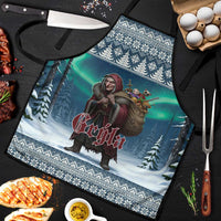 Iceland Christmas Apron Icelandic Gryla Evil Mother of Yule Lads - Wonder Print Shop