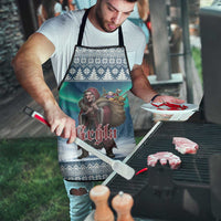 Iceland Christmas Apron Icelandic Gryla Evil Mother of Yule Lads - Wonder Print Shop