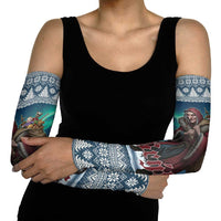 Iceland Christmas Arm Sleeves Icelandic Gryla Evil Mother of Yule Lads - Wonder Print Shop