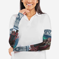 Iceland Christmas Arm Sleeves Icelandic Gryla Evil Mother of Yule Lads - Wonder Print Shop