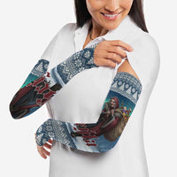 Iceland Christmas Arm Sleeves Icelandic Gryla Evil Mother of Yule Lads - Wonder Print Shop