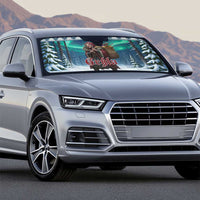 Iceland Christmas Auto Sun Shade Icelandic Gryla Evil Mother of Yule Lads - Wonder Print Shop