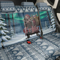 Iceland Christmas Back Car Seat Cover Icelandic Gryla Evil Mother of Yule Lads - Wonder Print Shop