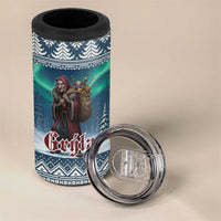 Iceland Christmas 4 in 1 Can Cooler Tumbler Icelandic Gryla Evil Mother of Yule Lads - Wonder Print Shop