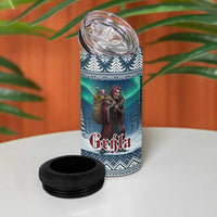 Iceland Christmas 4 in 1 Can Cooler Tumbler Icelandic Gryla Evil Mother of Yule Lads - Wonder Print Shop
