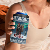 Iceland Christmas 4 in 1 Can Cooler Tumbler Icelandic Gryla Evil Mother of Yule Lads - Wonder Print Shop