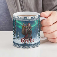 Iceland Christmas Ceramic Mug Icelandic Gryla Evil Mother of Yule Lads - Wonder Print Shop