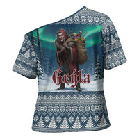 Iceland Christmas Cross Shoulder Shirt Icelandic Gryla Evil Mother of Yule Lads LT19