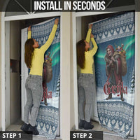 Iceland Christmas Door Cover Icelandic Gryla Evil Mother of Yule Lads - Wonder Print Shop