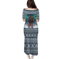 Iceland Christmas Family Matching Puletasi and Hawaiian Shirt Icelandic Gryla Evil Mother of Yule Lads LT19