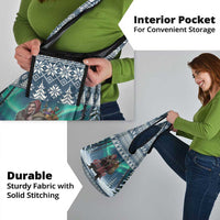 Iceland Christmas Grocery Bag Icelandic Gryla Evil Mother of Yule Lads - Wonder Print Shop