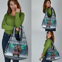 Iceland Christmas Grocery Bag Icelandic Gryla Evil Mother of Yule Lads - Wonder Print Shop