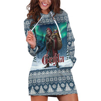 Iceland Christmas Hoodie Dress Icelandic Gryla Evil Mother of Yule Lads LT19
