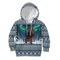 Iceland Christmas Kid Hoodie Icelandic Gryla Evil Mother of Yule Lads LT19