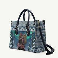 Iceland Christmas Leather Bag Icelandic Gryla Evil Mother of Yule Lads - Wonder Print Shop
