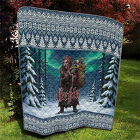 Iceland Christmas Quilt Icelandic Gryla Evil Mother of Yule Lads - Wonder Print Shop