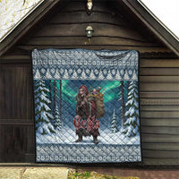 Iceland Christmas Quilt Icelandic Gryla Evil Mother of Yule Lads - Wonder Print Shop