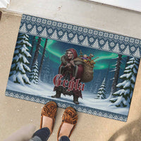Iceland Christmas Rubber Doormat Icelandic Gryla Evil Mother of Yule Lads - Wonder Print Shop