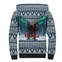 Iceland Christmas Sherpa Hoodie Icelandic Gryla Evil Mother of Yule Lads LT19