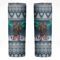 Iceland Christmas Skinny Tumbler Icelandic Gryla Evil Mother of Yule Lads - Wonder Print Shop