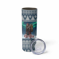 Iceland Christmas Skinny Tumbler Icelandic Gryla Evil Mother of Yule Lads - Wonder Print Shop