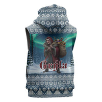 Iceland Christmas Sleeveless Hoodie Icelandic Gryla Evil Mother of Yule Lads LT19