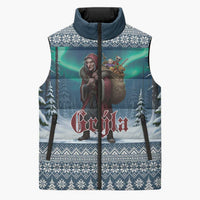 Iceland Christmas Sleeveless Puffer Jacket Icelandic Gryla Evil Mother of Yule Lads LT19