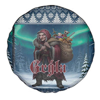 Iceland Christmas Spare Tire Cover Icelandic Gryla Evil Mother of Yule Lads - Wonder Print Shop