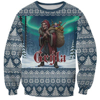 Iceland Christmas Sweatshirt Icelandic Gryla Evil Mother of Yule Lads LT19