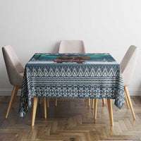 Iceland Christmas Tablecloth Icelandic Gryla Evil Mother of Yule Lads - Wonder Print Shop