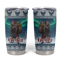 Iceland Christmas Tumbler Cup Icelandic Gryla Evil Mother of Yule Lads - Wonder Print Shop