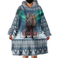 Iceland Christmas Wearable Blanket Hoodie Icelandic Gryla Evil Mother of Yule Lads LT19