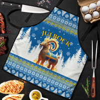 Sweden Christmas Apron Julbock Yule Goat - Wonder Print Shop