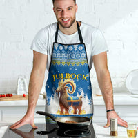 Sweden Christmas Apron Julbock Yule Goat - Wonder Print Shop