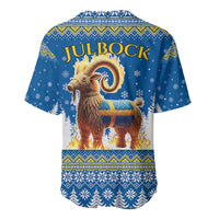 Sweden Christmas Baseball Jersey Julbock Yule Goat LT19