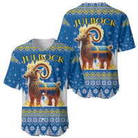 Sweden Christmas Baseball Jersey Julbock Yule Goat LT19