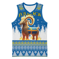 Sweden Christmas Basketball Jersey Julbock Yule Goat LT19