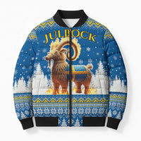 Sweden Christmas Bomber Puffer Jacket Julbock Yule Goat LT19