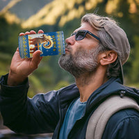 Sweden Christmas 4 in 1 Can Cooler Tumbler Julbock Yule Goat - Wonder Print Shop