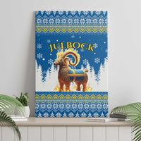 Sweden Christmas Canvas Wall Art Julbock Yule Goat - Wonder Print Shop