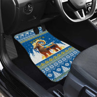 Sweden Christmas Car Mats Julbock Yule Goat - Wonder Print Shop