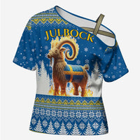 Sweden Christmas Cross Shoulder Shirt Julbock Yule Goat LT19