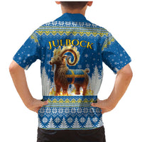 Sweden Christmas Family Matching Mermaid Dress and Hawaiian Shirt Julbock Yule Goat LT19