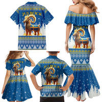 Sweden Christmas Family Matching Mermaid Dress and Hawaiian Shirt Julbock Yule Goat LT19